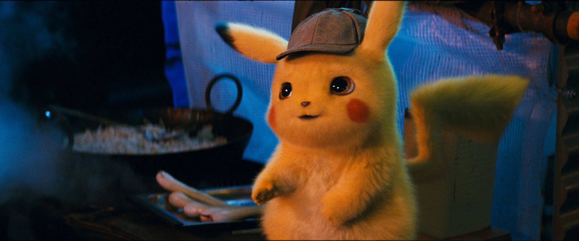 Realistic Detective Pikachu Poster