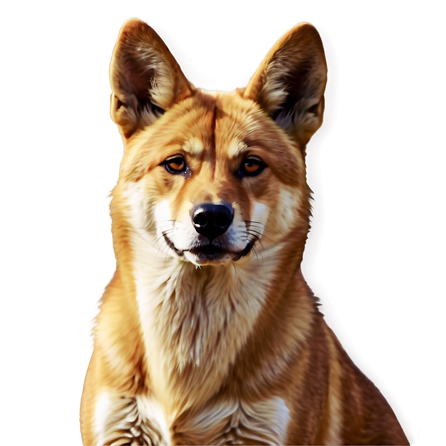 Realistic Dingo Art Png 06202024 PNG