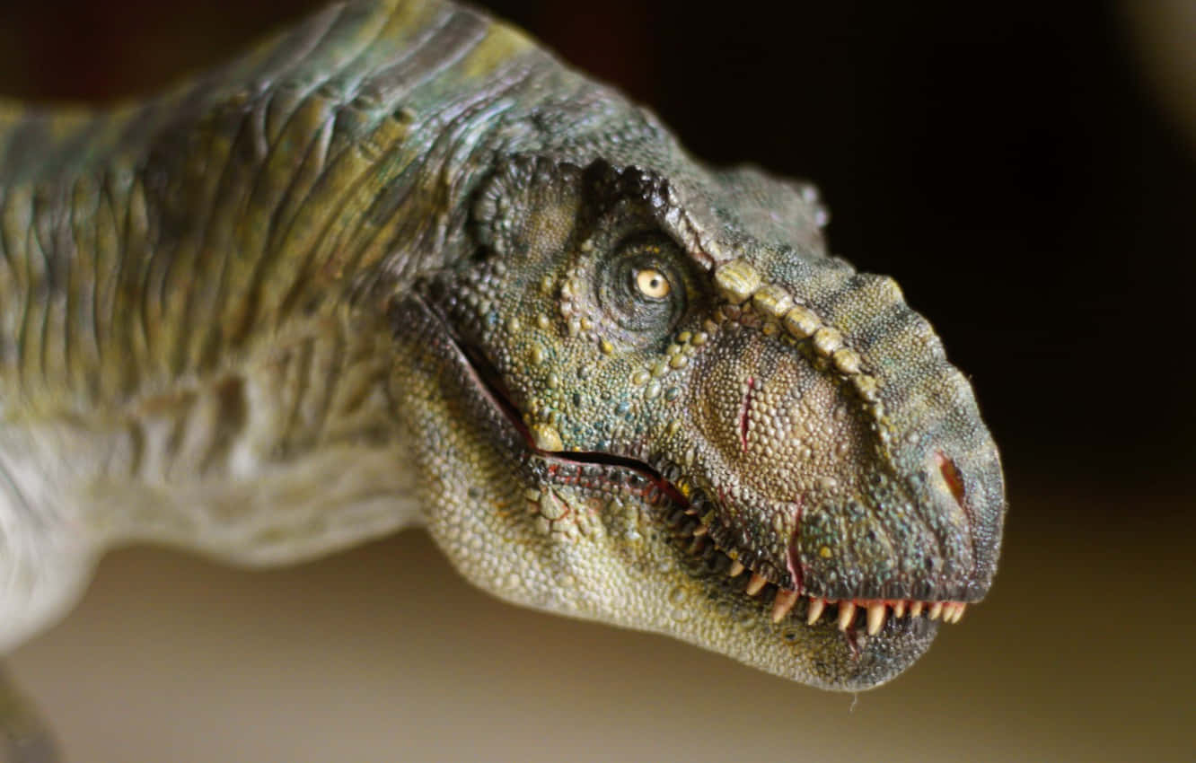 Undettagliato E Realistico Modello Di Un Dinosauro Sfondo
