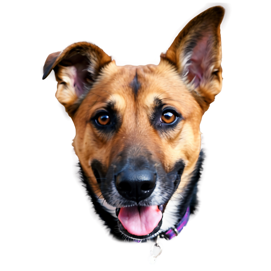 Realistic Dog Face Drawing Png 1 PNG