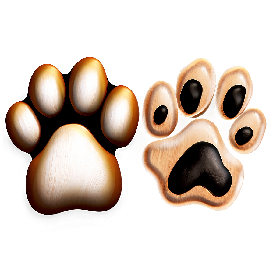 Realistic Dog Paw Design Png Nxn54 PNG