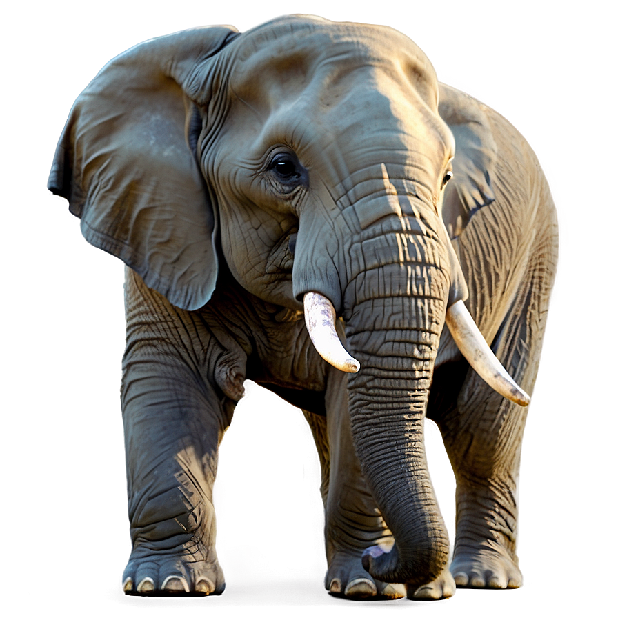 Realistic Elephant Drawing Png 05032024 PNG