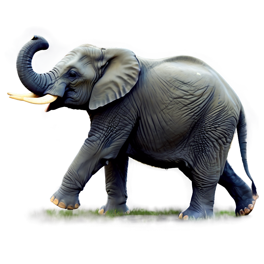 Realistic Elephant Drawing Png Hec51 PNG