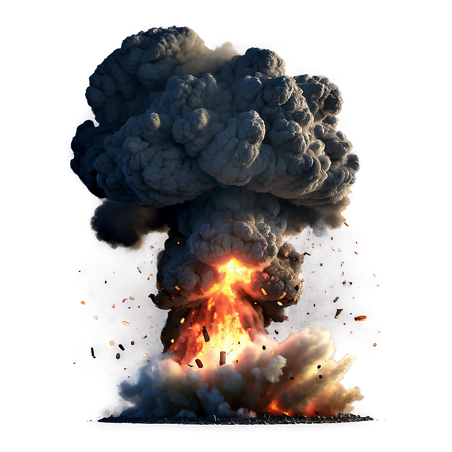 Realistic Explosion Effect Png 06122024 PNG