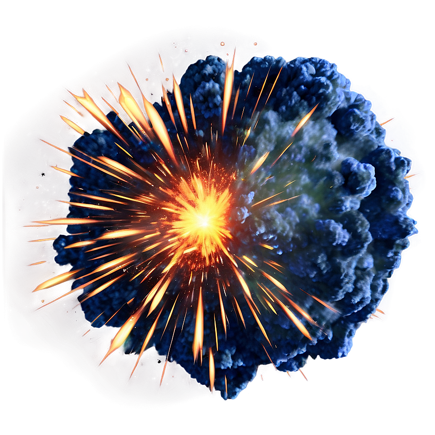 Realistic Explosion Effect Png Yhv43 PNG