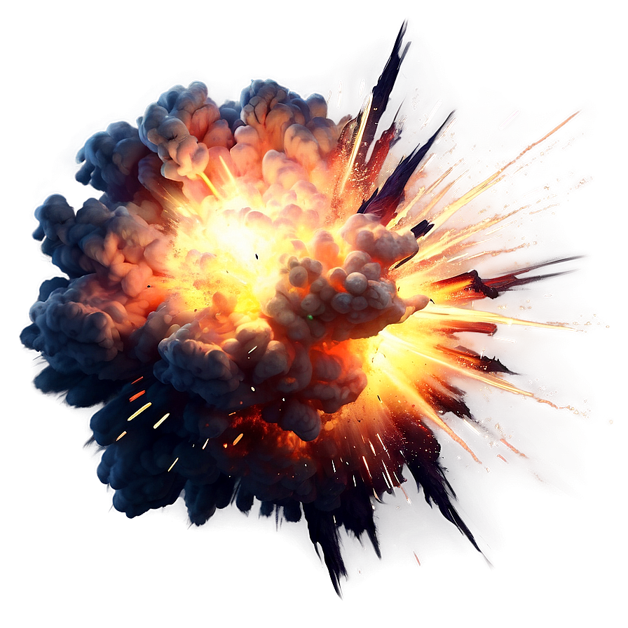 Realistic Explosion Illustration Png 58 PNG