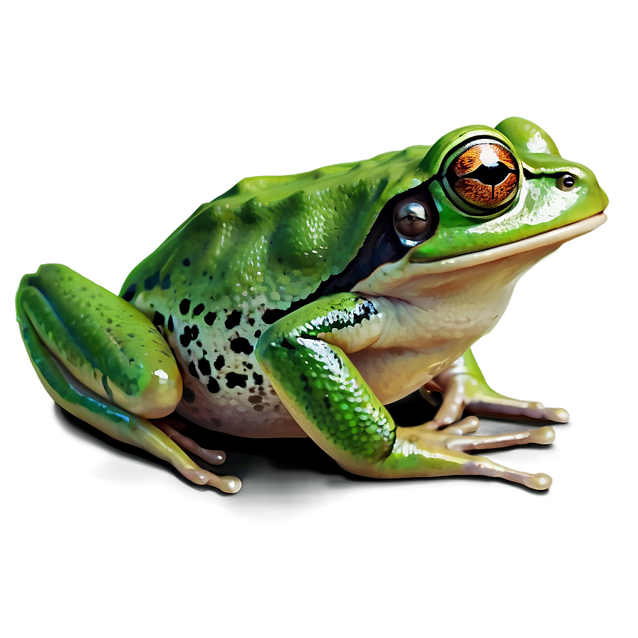 Realistic Frog Illustration Png 05032024 PNG