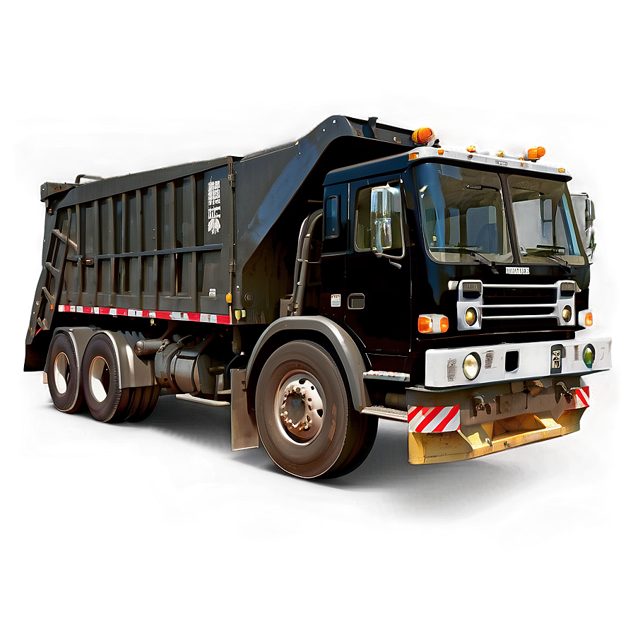 Realistic Garbage Truck Png Yfr80 PNG