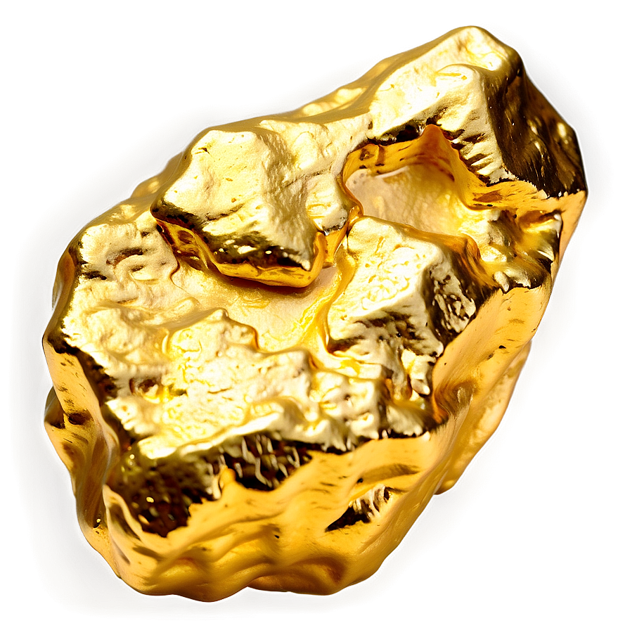 Realistic Gold Nugget Png 7 PNG