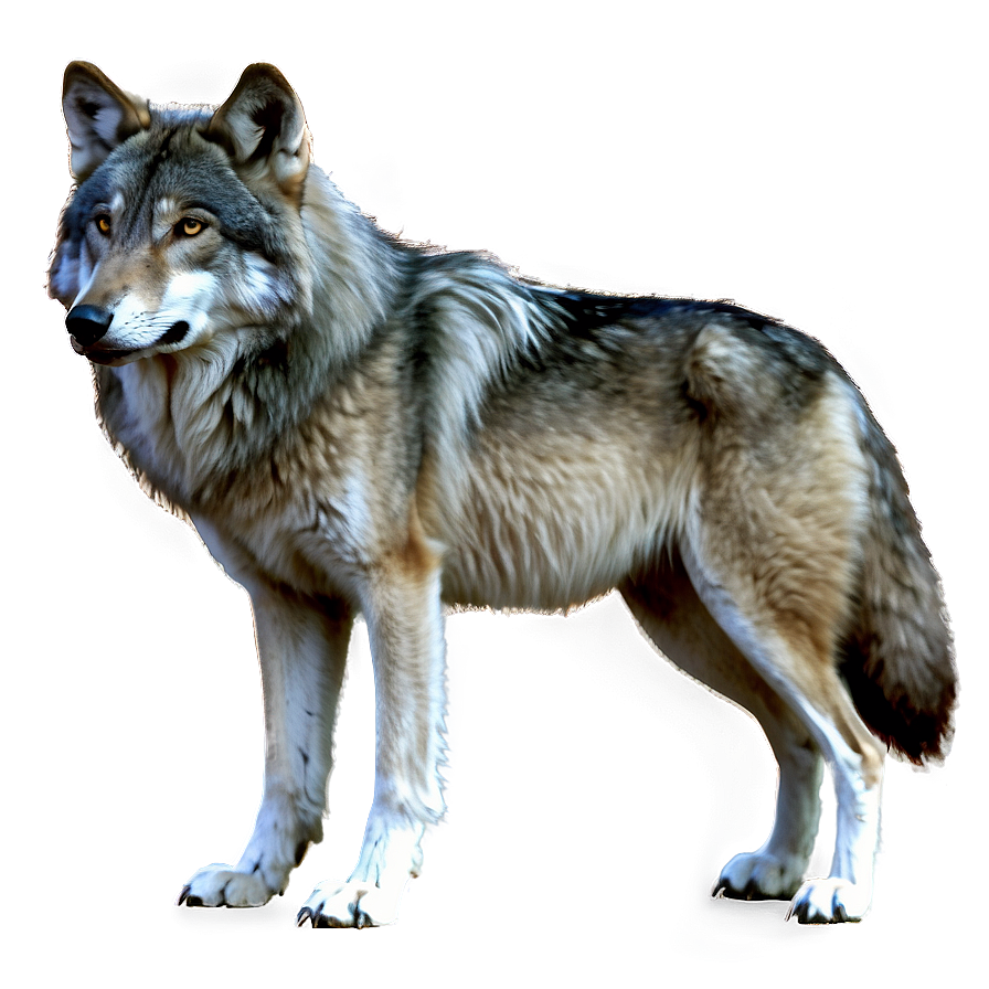 Download Realistic Grey Wolf Png Foe68 | Wallpapers.com