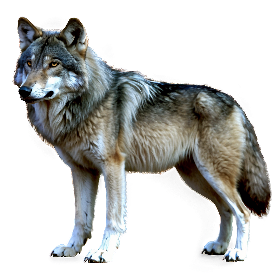 Realistic Grey Wolf Png Foe68 PNG