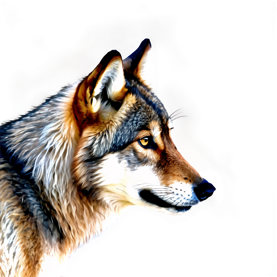 Download Realistic Grey Wolf Png Xlx29 | Wallpapers.com