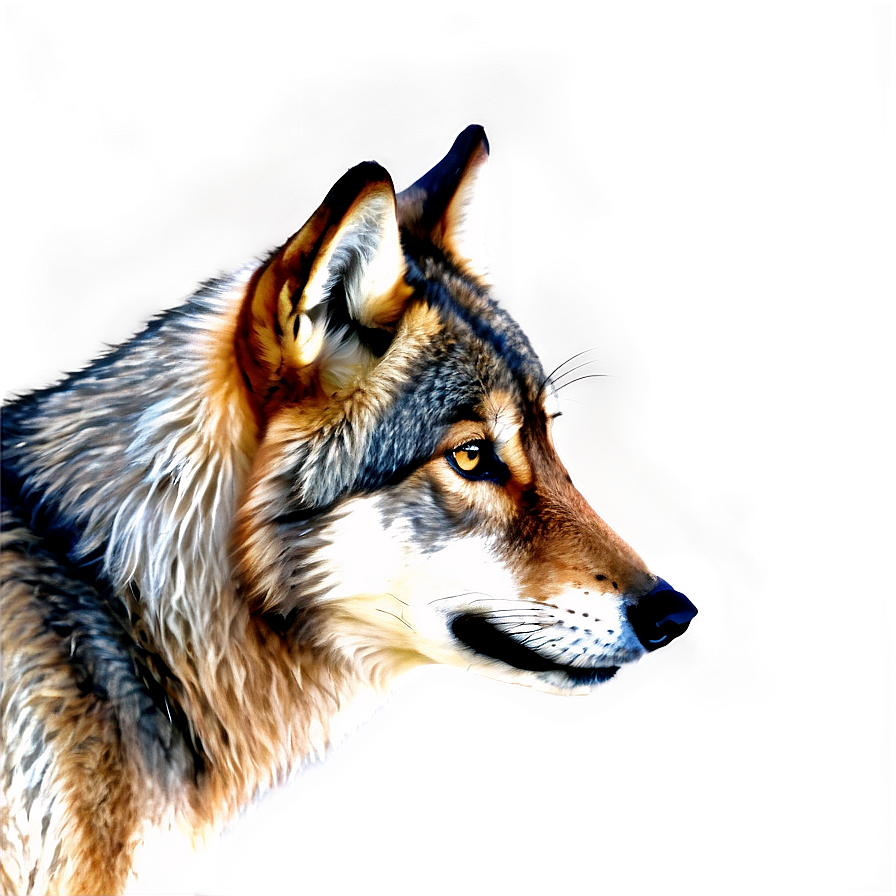 Realistic Grey Wolf Png Xlx29 PNG