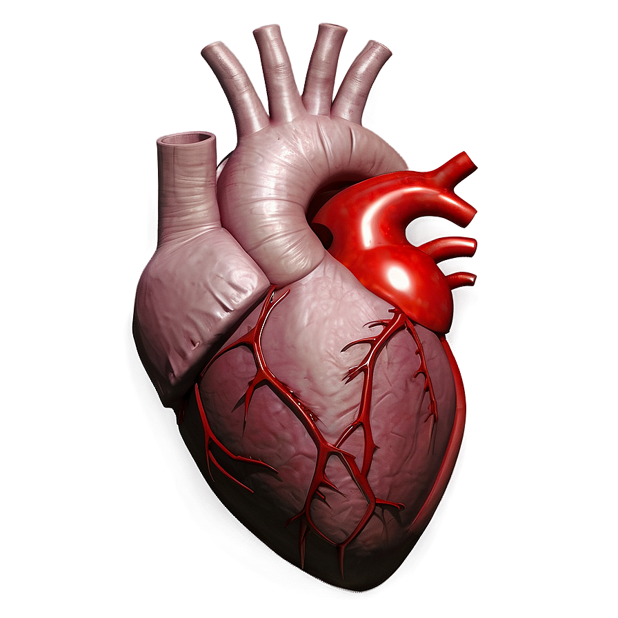 Realistic Heart Artwork Png 56 PNG