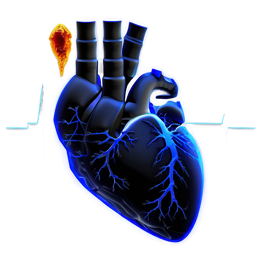 Realistic Heartbeat Trace Png 28 PNG