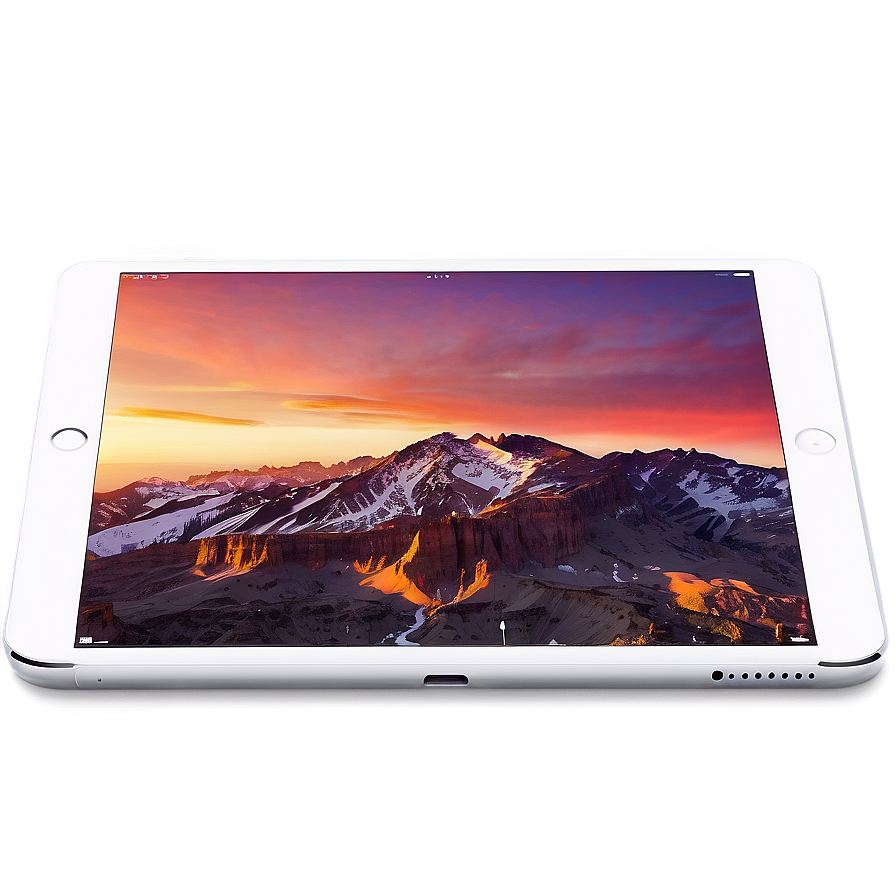 Realistic Ipad Mini Design Png Gnk64 PNG