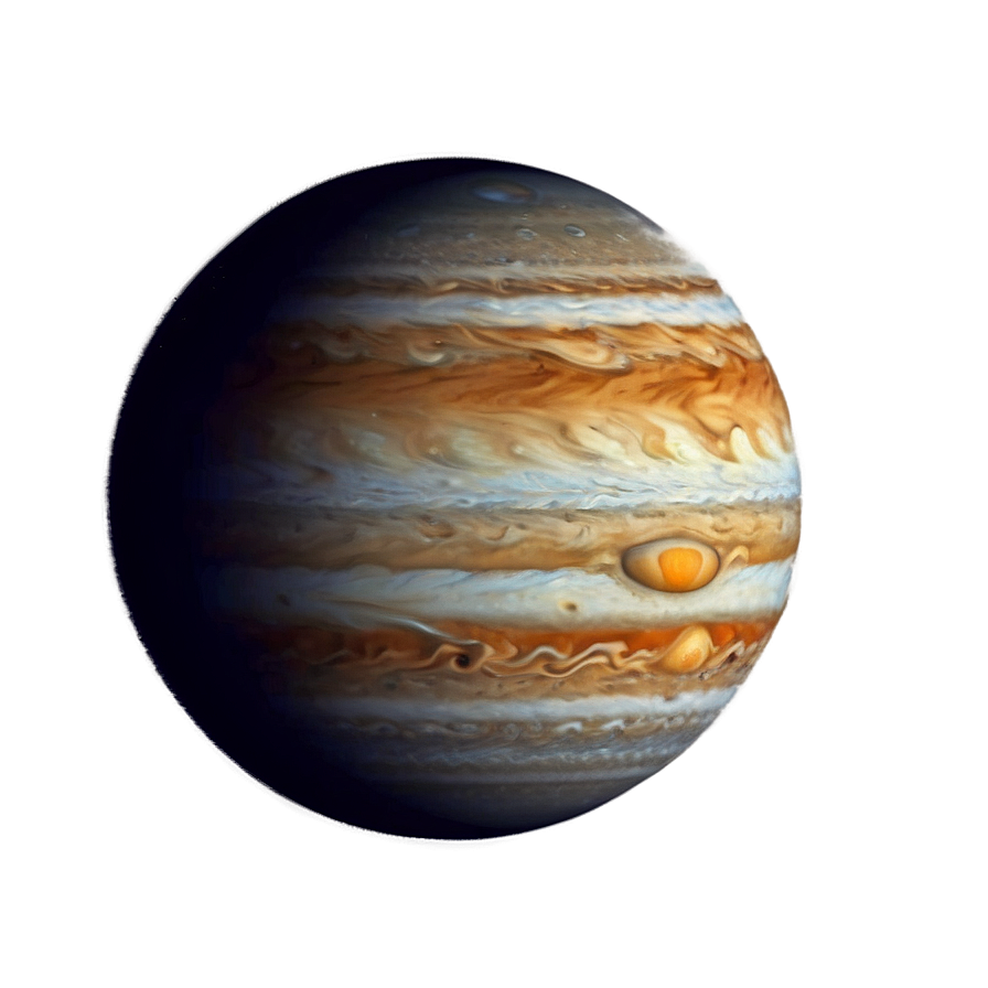 Realistic Jupiter Png Kge PNG