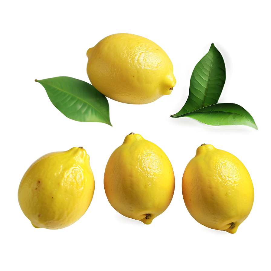 Realistic Lemons Png 06122024 PNG