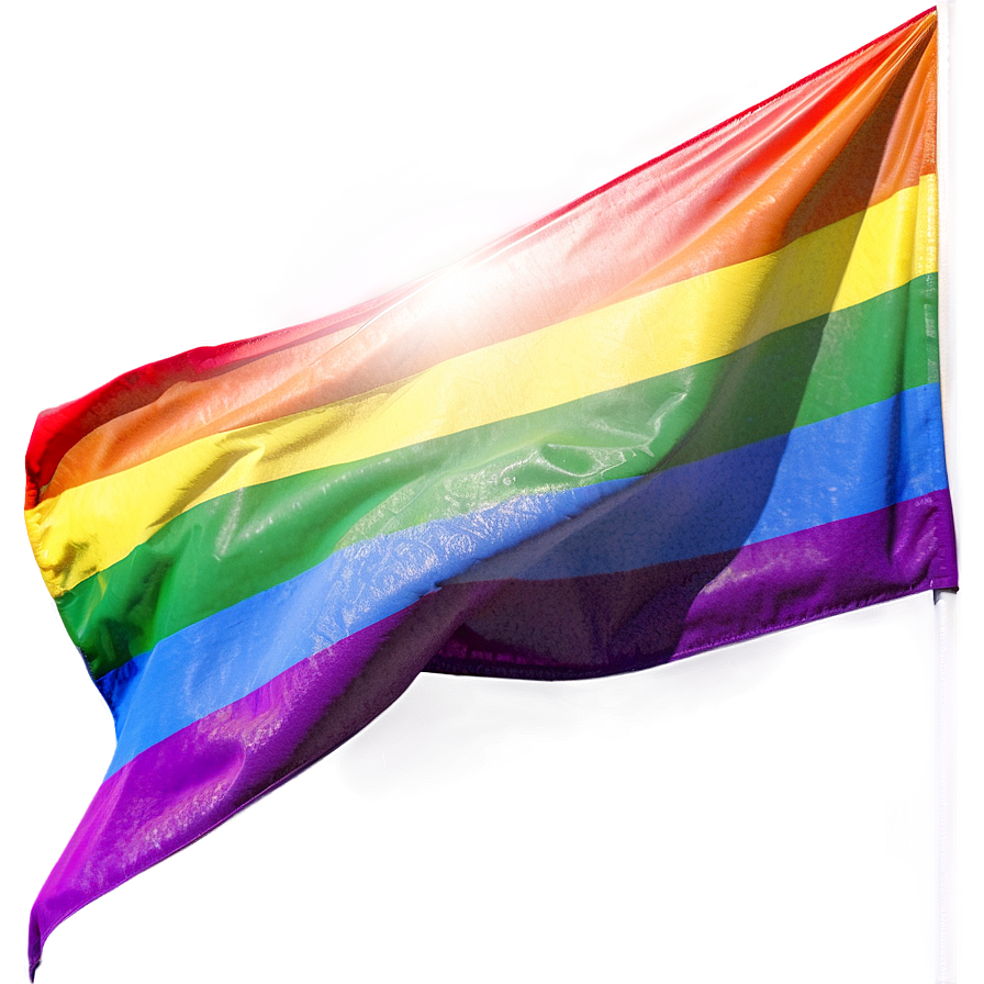 Realistic Lgbt Flag Png 06252024 PNG