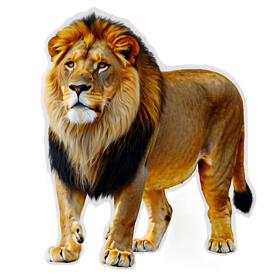 Realistic Lion Drawing Png 05032024 PNG