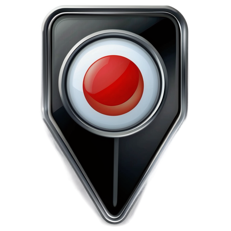 Realistic Location Pin Png 05252024 PNG