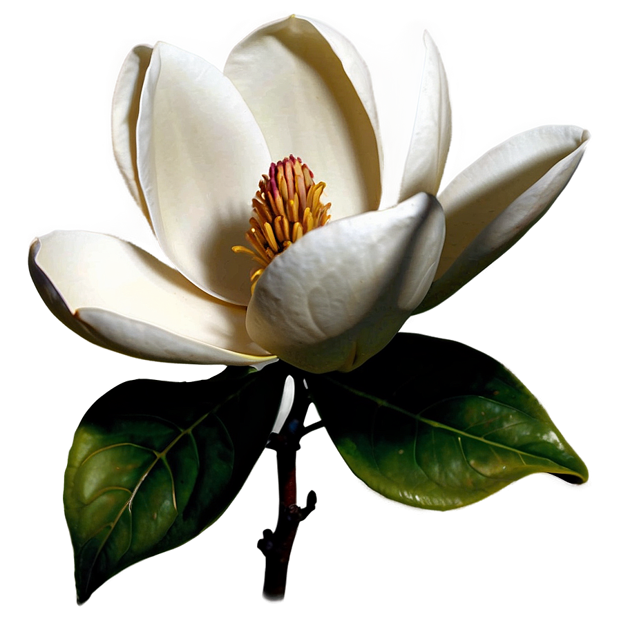 Realistic Magnolia Flower Image Png Tpk7 PNG