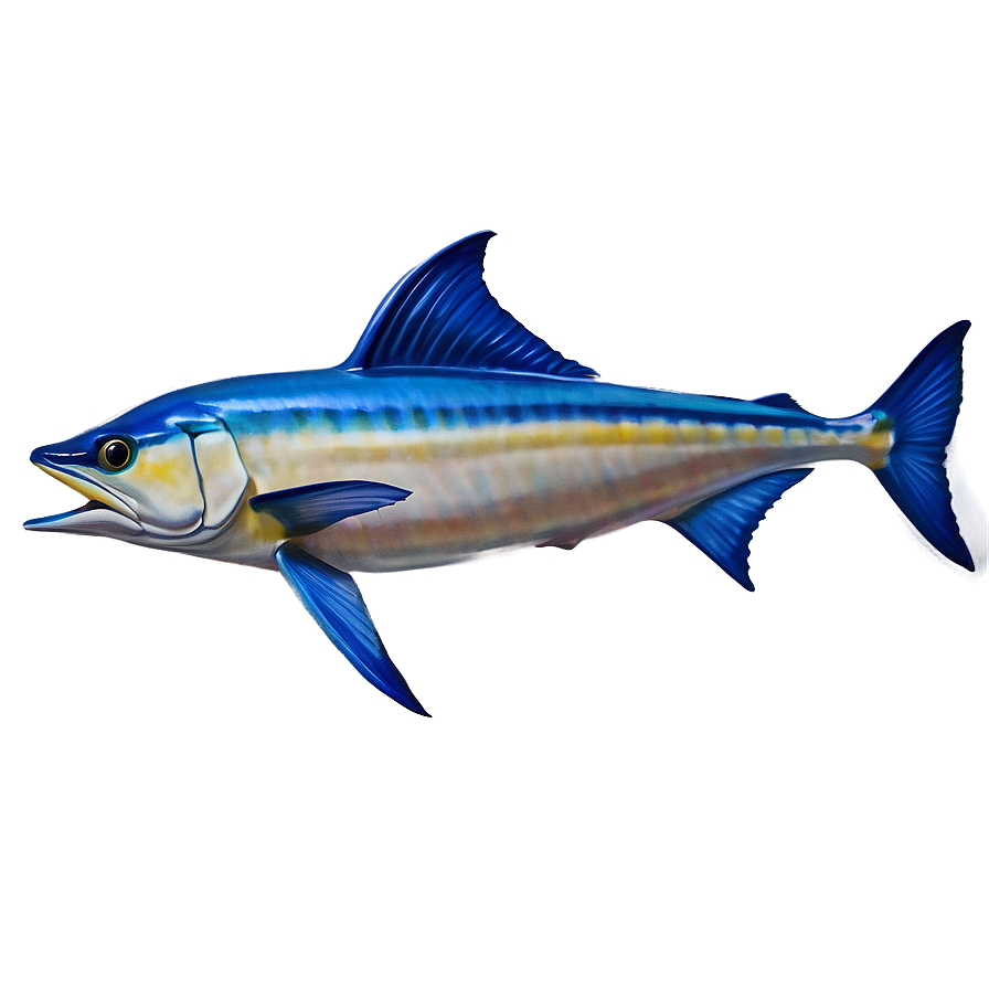 Realistic Marlin Drawing Png 24 PNG