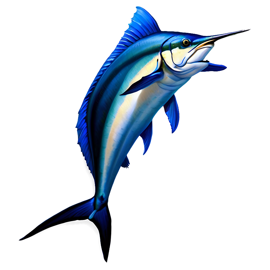 Realistic Marlin Drawing Png 79 PNG