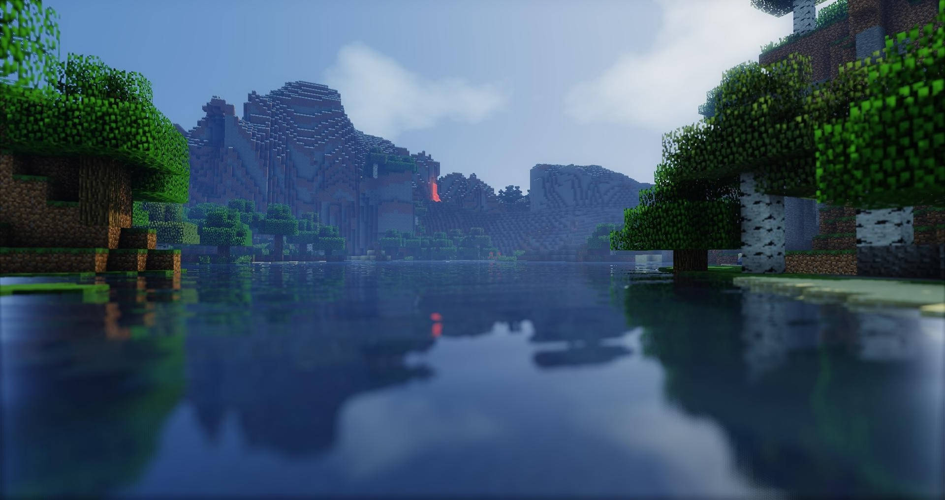 Realistic Minecraft Screenshot Wallpaper