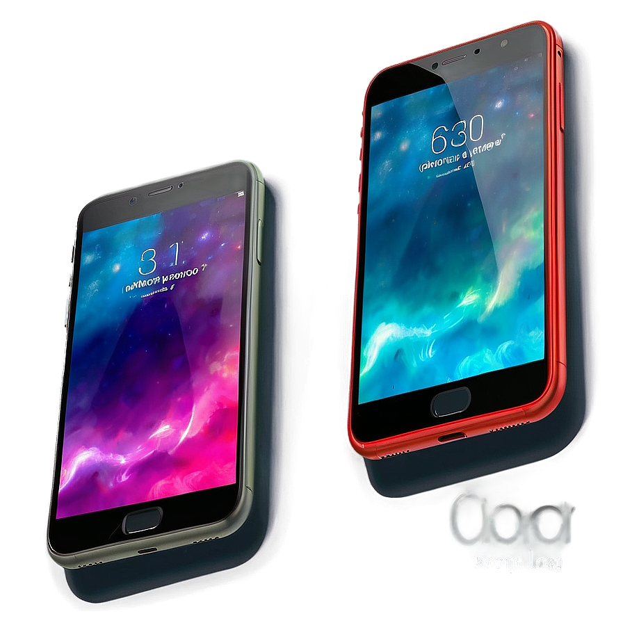 Realistic Mobile Mockup Png Dva PNG