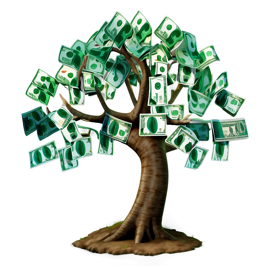 Realistic Money Tree Graphic Png Ylb40 PNG
