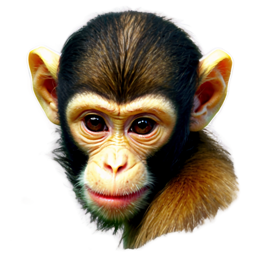 Realistic Monkey Face Png 06272024 PNG