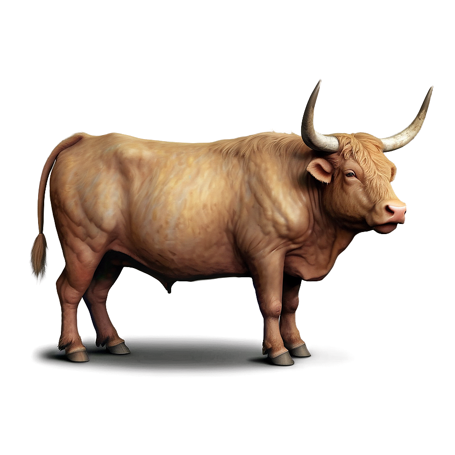 Realistic Ox Image Png 06242024 PNG