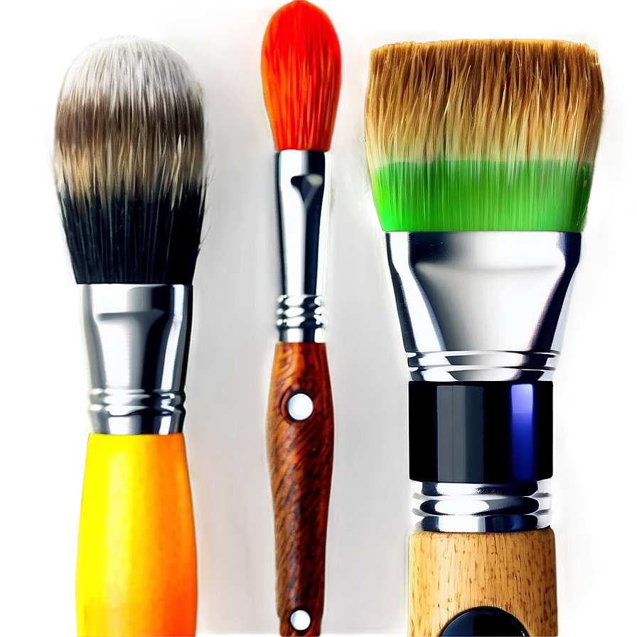 Realistic Paint Brushes Png 06212024 PNG