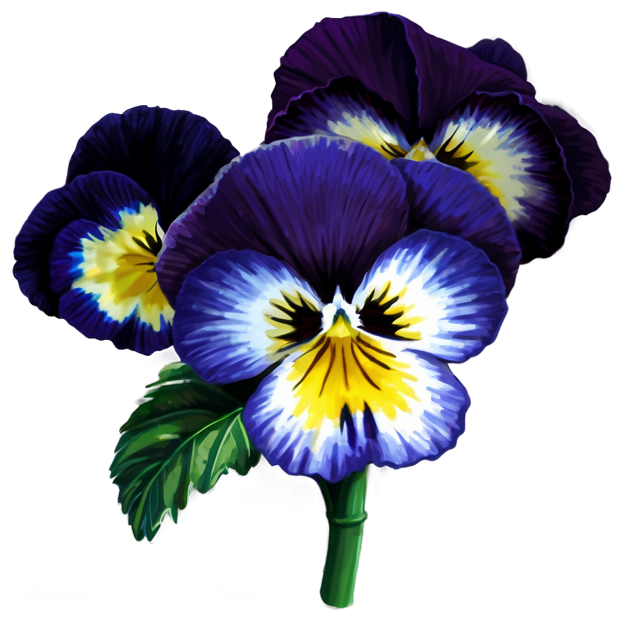 Realistic Pansy Png Kmr PNG