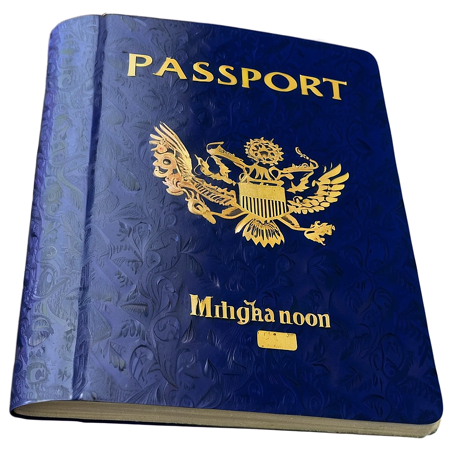 Download Realistic Passport Open Page Png Ttp4 3321