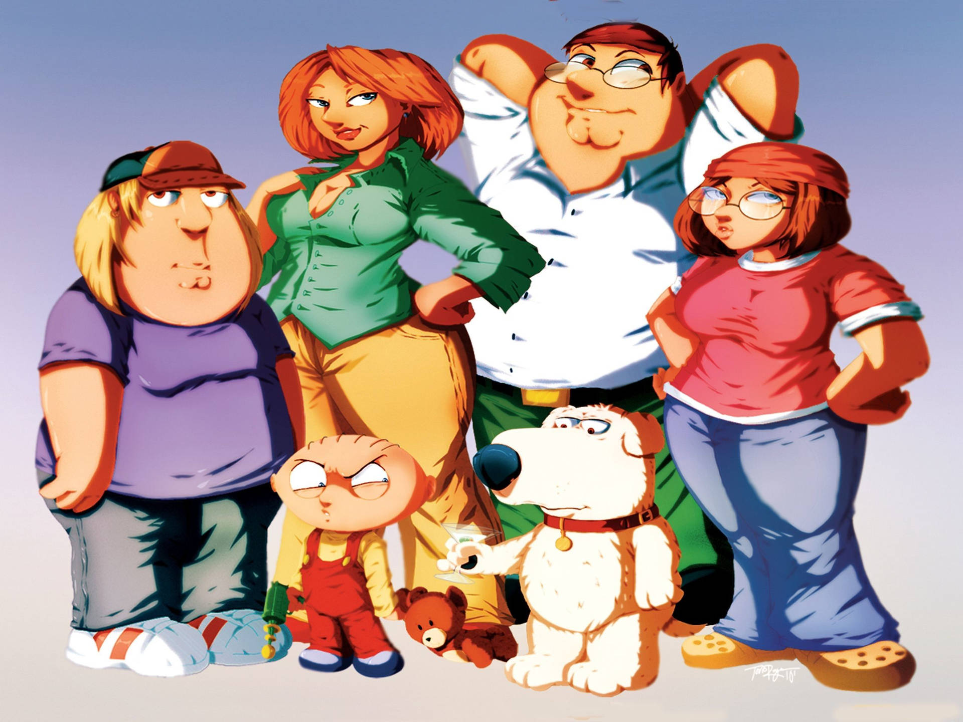 Realistic Peter Griffin Family Guy Background