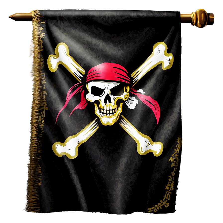 Realistic Pirate Flag Png Rsn55 PNG