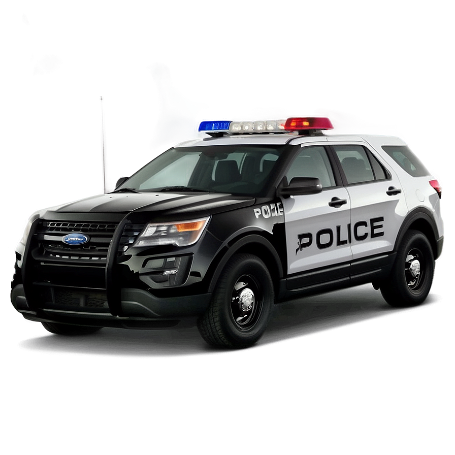 Realistic Police Car Png 06132024 PNG