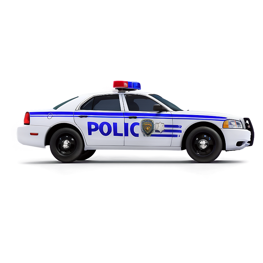 Realistic Police Car Png 49 PNG