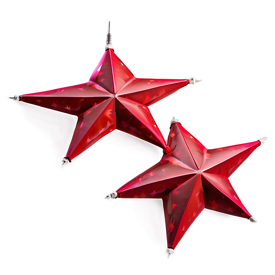 Realistic Red Star Png 05232024 PNG