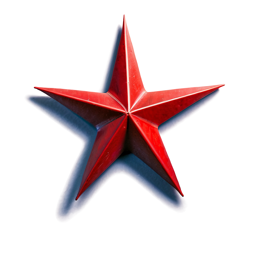 Realistic Red Star Png Huw93 PNG