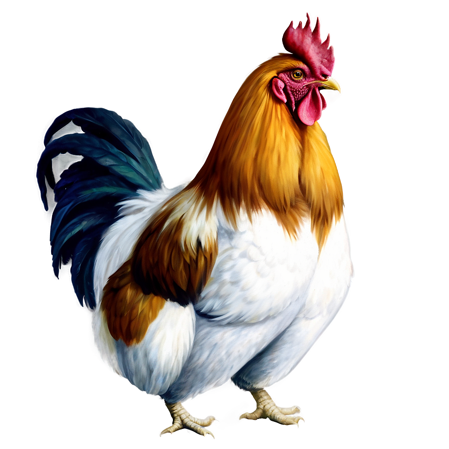 Realistic Rooster Drawing Png Kyr60 PNG