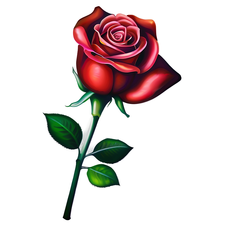 Download Realistic Rose Tattoo Illustration Png Tfm | Wallpapers.com