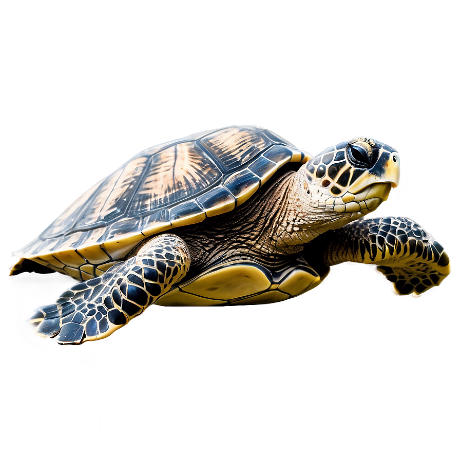 Realistic Sea Turtle Drawing Png 50 PNG