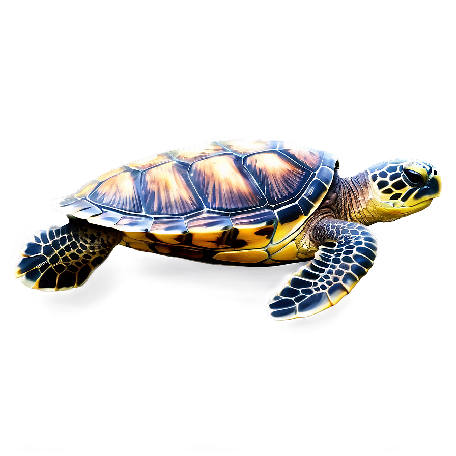 Realistic Sea Turtle Drawing Png Bqv28 PNG