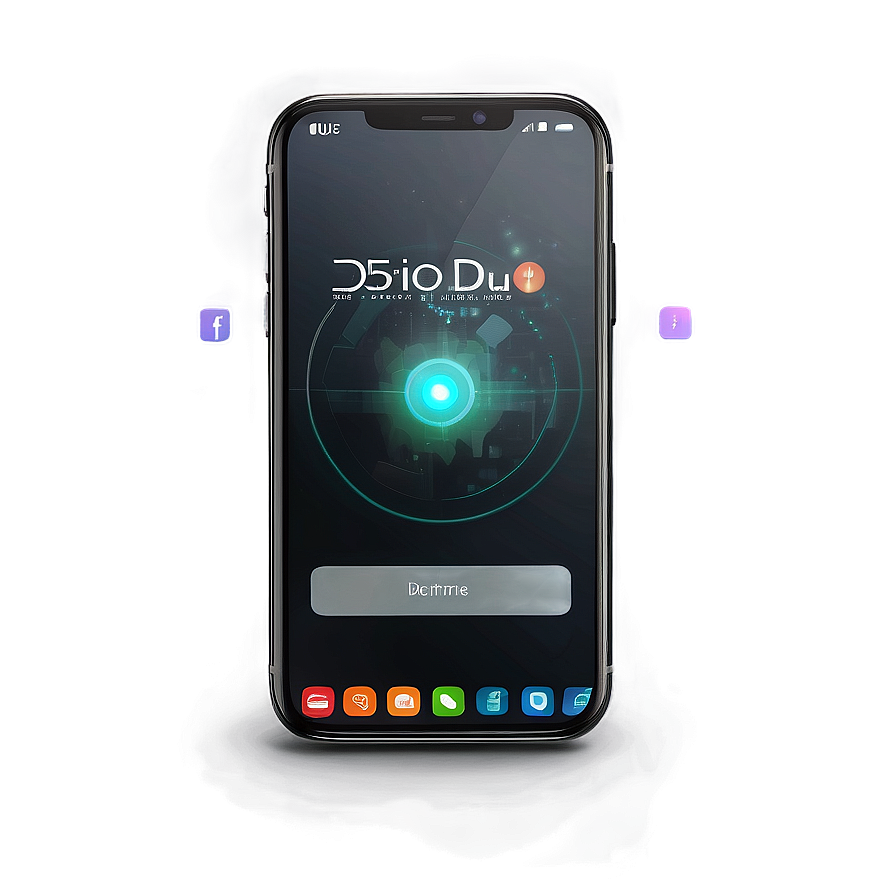 Realistic Smart Phone Display Png 7 PNG