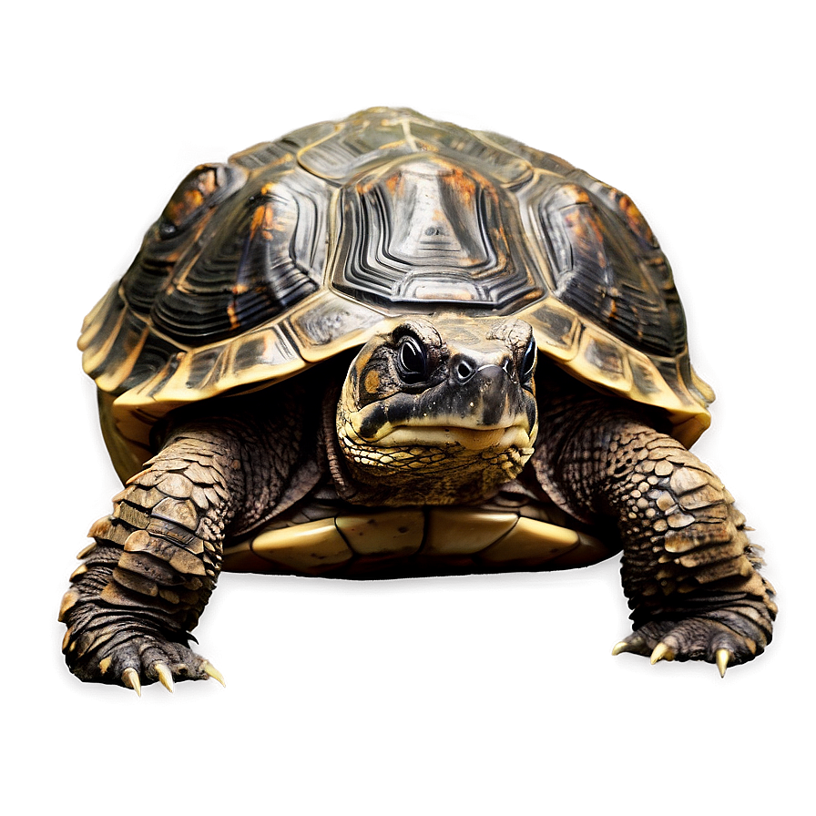 Realistic Snapping Turtle Illustration Png 06252024 PNG