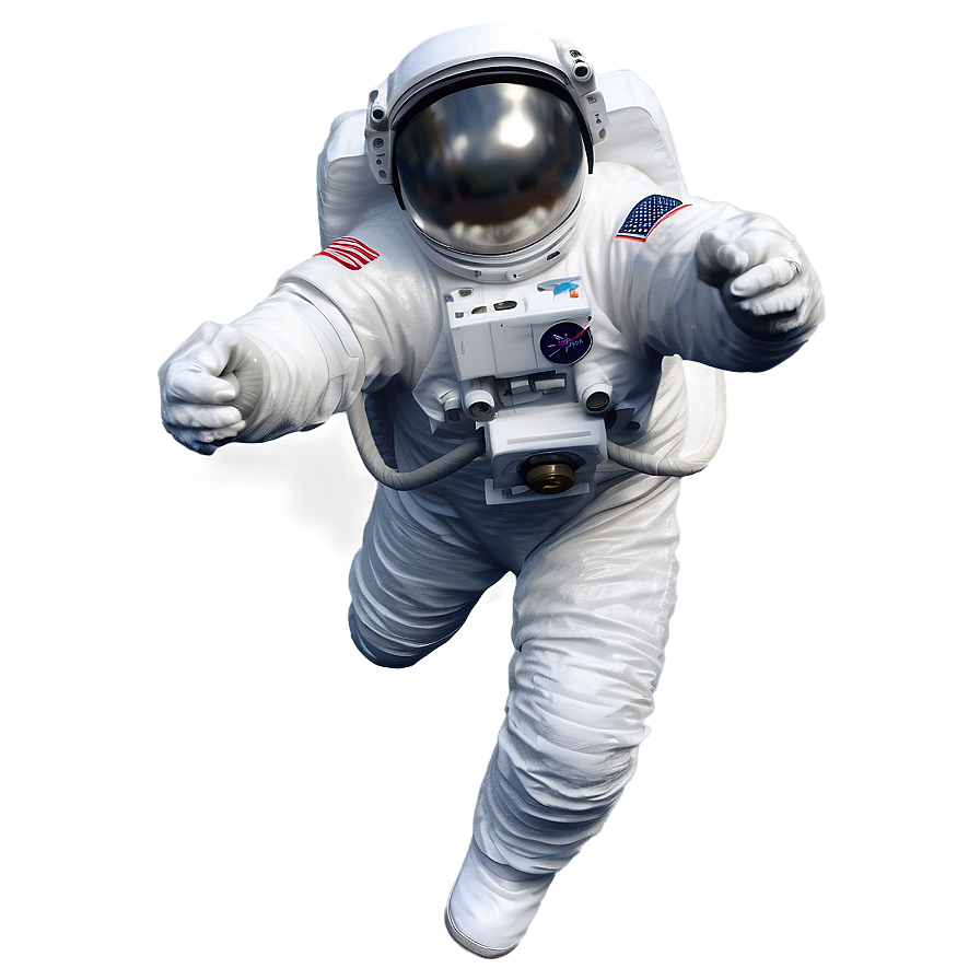 Download Realistic Spaceman Artwork Png Isv67 | Wallpapers.com