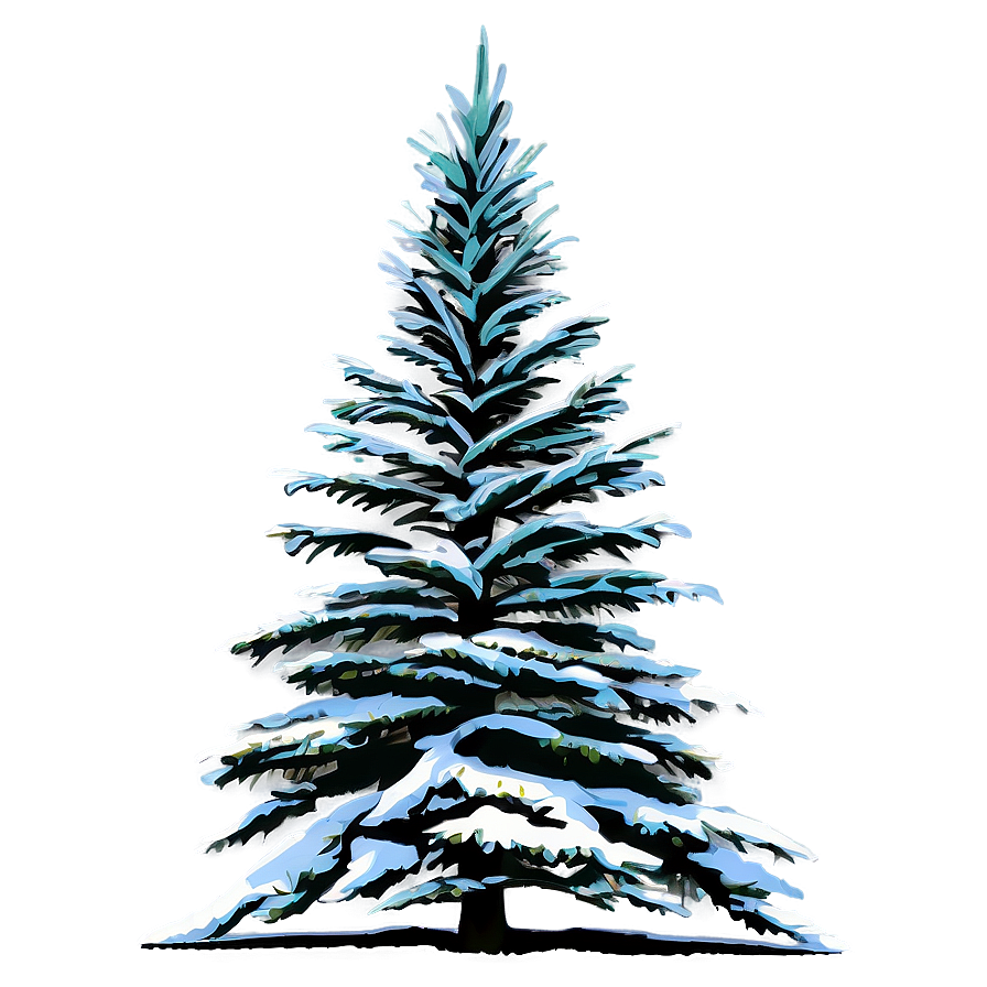 Realistic Spruce Tree Design Png 20 PNG